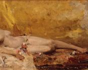 Bacante en reposo - 华金·索罗利亚·巴斯蒂达